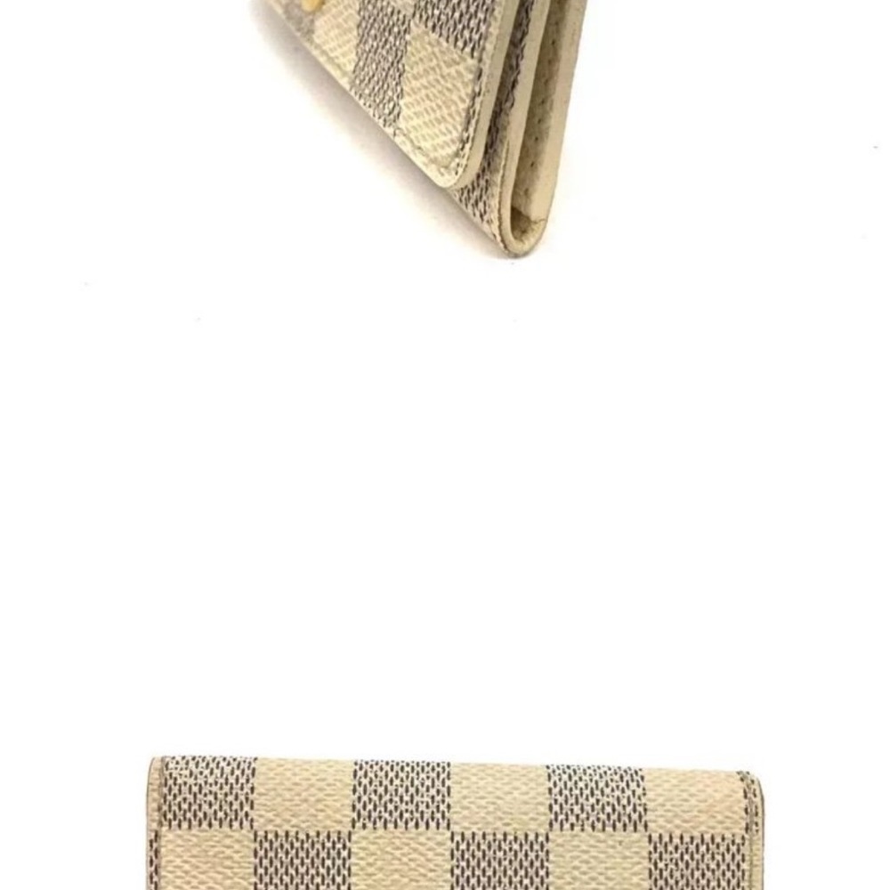 Louis Vuitton Damier Azur Multicles 4 Ring Key Case White - Picture 3 of 4